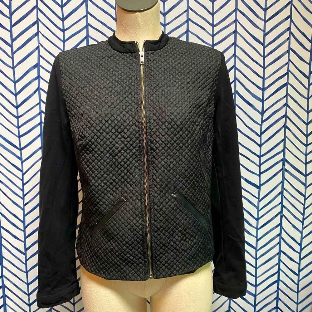 Eshakti mix media black jacket size m/8